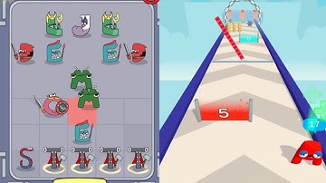 Merge Alphabet: Lore Авс Run and Number Lore Runner- (Part 1) | Merge Battle Game Androi, Ios