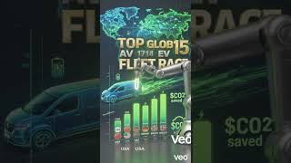 Top 15 Countries Saving CO2 with AI-Optimized EV Fleets (2022–2026) | Data Visualization