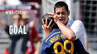 GOAL: Bradley Wright-Phillips penalty completes hat trick | NY Red Bulls vs Chicago Fire