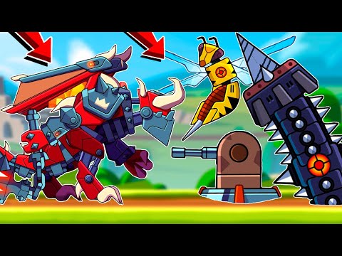ОБНОВЛЕНИЕ! НОВЫЕ ПРОТИВНИКИ: ОСА, КРОТ и ГИГАНТСКИЙ ЧЕРВЬ в Hills of Steel