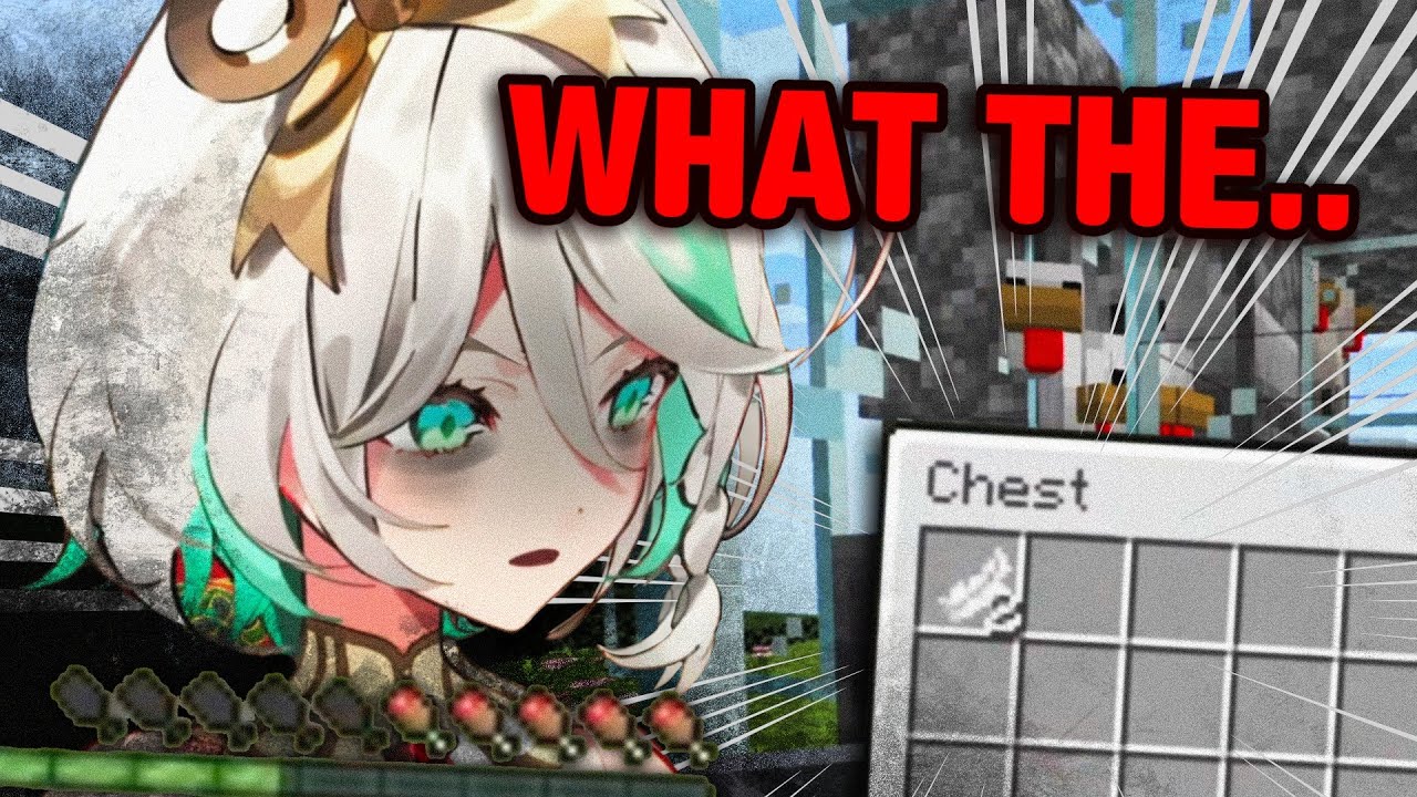 Cecilia just made the best feather farm in HoloJustice server