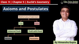 Axioms & Postulates (Euclid's Geometry) 🌟 Class 9 Maths Chapter 5 🌟 CBSE, NCERT 🎯