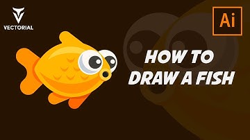 How to draw a Fish in Adobe Illustrator - step by step