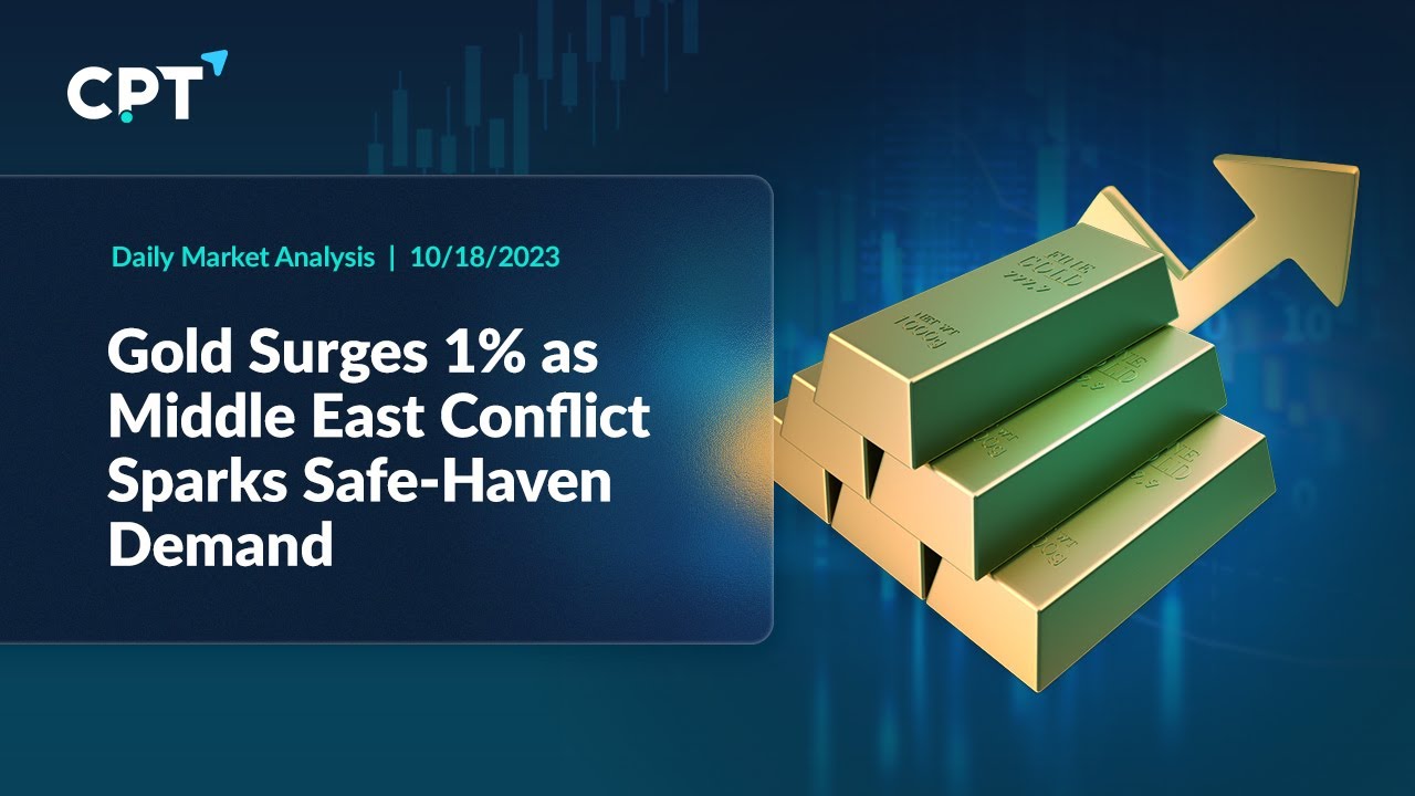 Gold Conflicts Gold Surges 1% as Middle East Conflict Sparks Safe-Haven Demand - YouTube