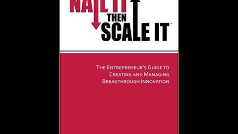 Nail It Then Scale It by Nathan Furr Book Summary - Review (AudioBook)