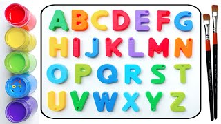 [알파벳놀이] Alphabet song 들으며 점선 따라 대문자 소문자 알파벳 쓰기 모음 | 알파벳동요