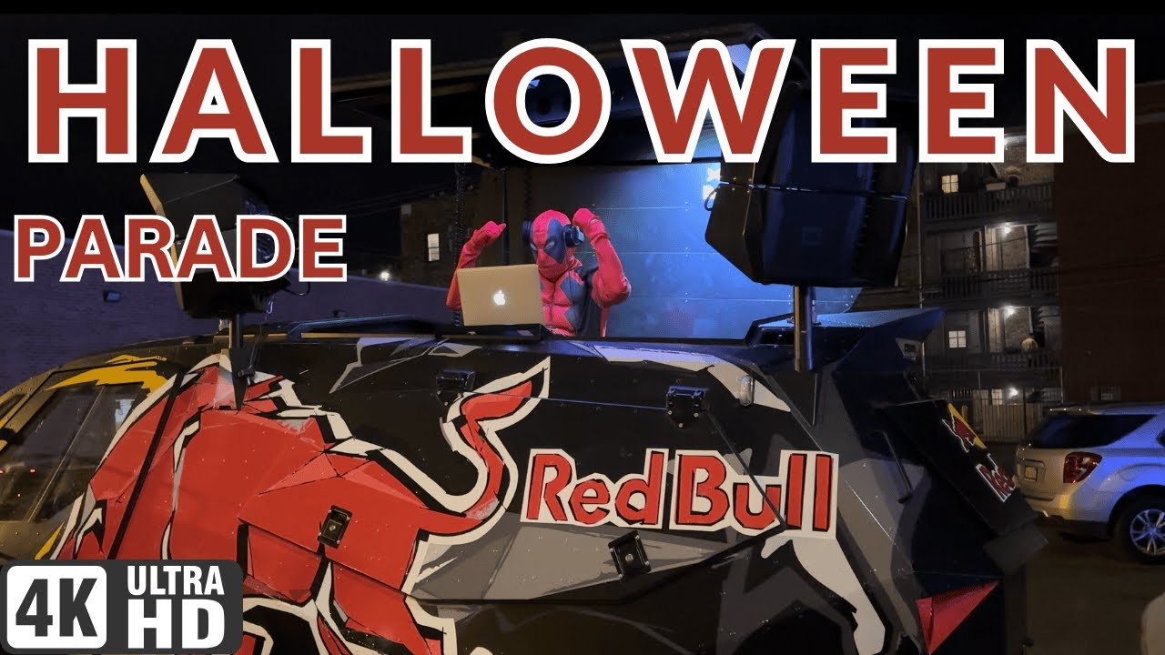 👻 4K Walking Tour: Haunted Halsted Halloween Parade 2024 | The Excitement Before It Begins 🎃