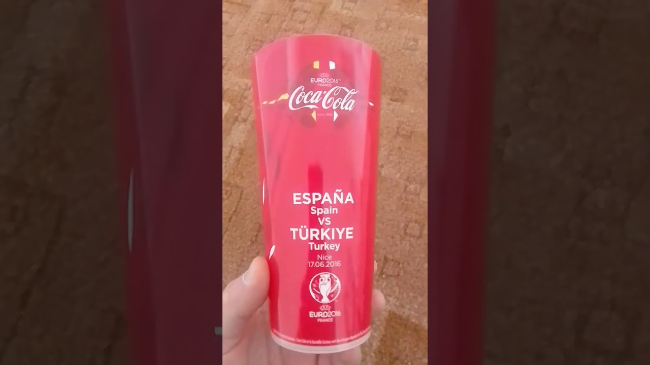 glass uefa euro 2016.Spain-Turkey