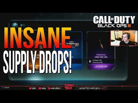 INSANE SUPPLY DROP OPENING! EPIC, LEGENDARY & RARE! Black Ops 3 Supply Drop Opening #1