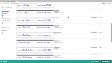 Uploading Exam Scans and Associating Them With Students