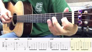 Feelings by Morris Albert, fingerstyle guitar cover with TAB