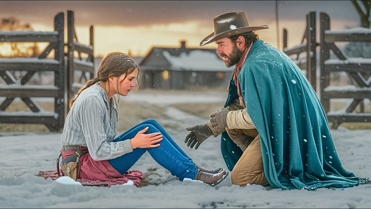 Poor Woman Collapsed At Snowy Ranch Gate — Rich Cowboy Heard Her Whisper: 