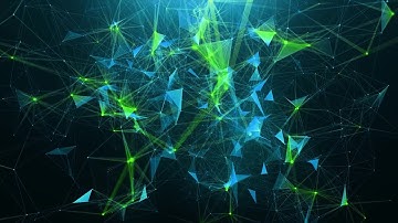 Green-blue Abstract Background Motion Graphics