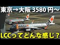 【東京→大阪】格安航空LCCのチケットを買って乗ってみた！　ジェットスター航空の旅