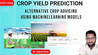 Crop Yield Prediction based on Indian Agriculture using Machine Learning (Python) 2022  2023