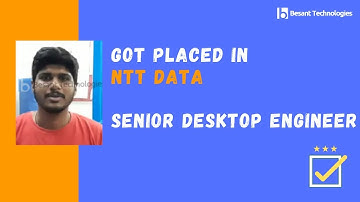 Besant Technologies Bangalore BTM Reviews | 2017 Passed Out MURALI Got Placed in NTT Data | AWS