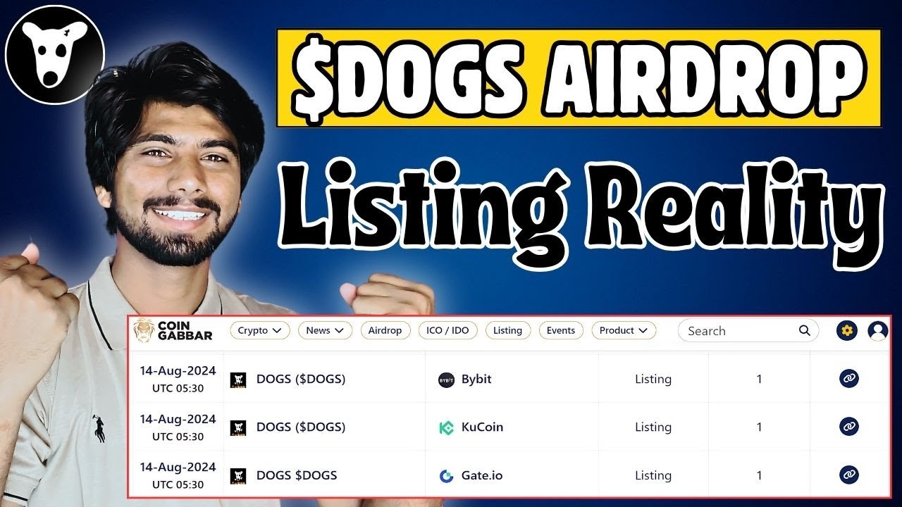 🐶14 August $DOGS Listing Reality | dogs coin airdrop, Dogs Airdrop Withdrawal