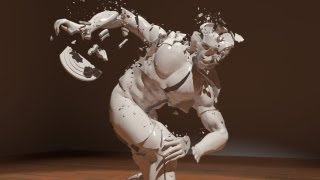 Gentle Art of Demolition - CGI animated 3d short movie, Rayfire, Pflow Simulations Profile