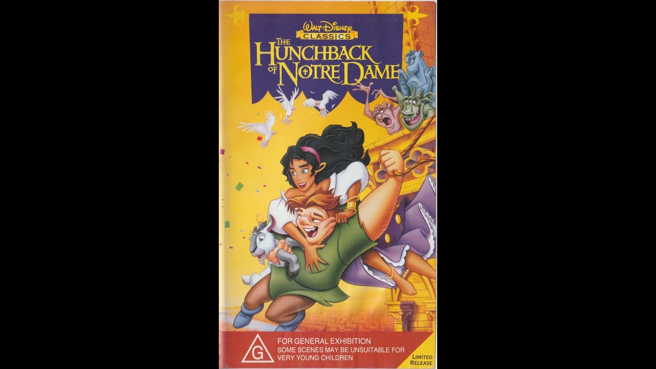 Opening to The Hunchback of Notre Dame 1997 VHS (Australia) - YouTube