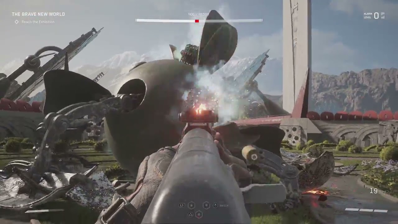 ATOMIC HEART | BOSS FIGHT - HOG-7 HEDGIE | 4K 60fps