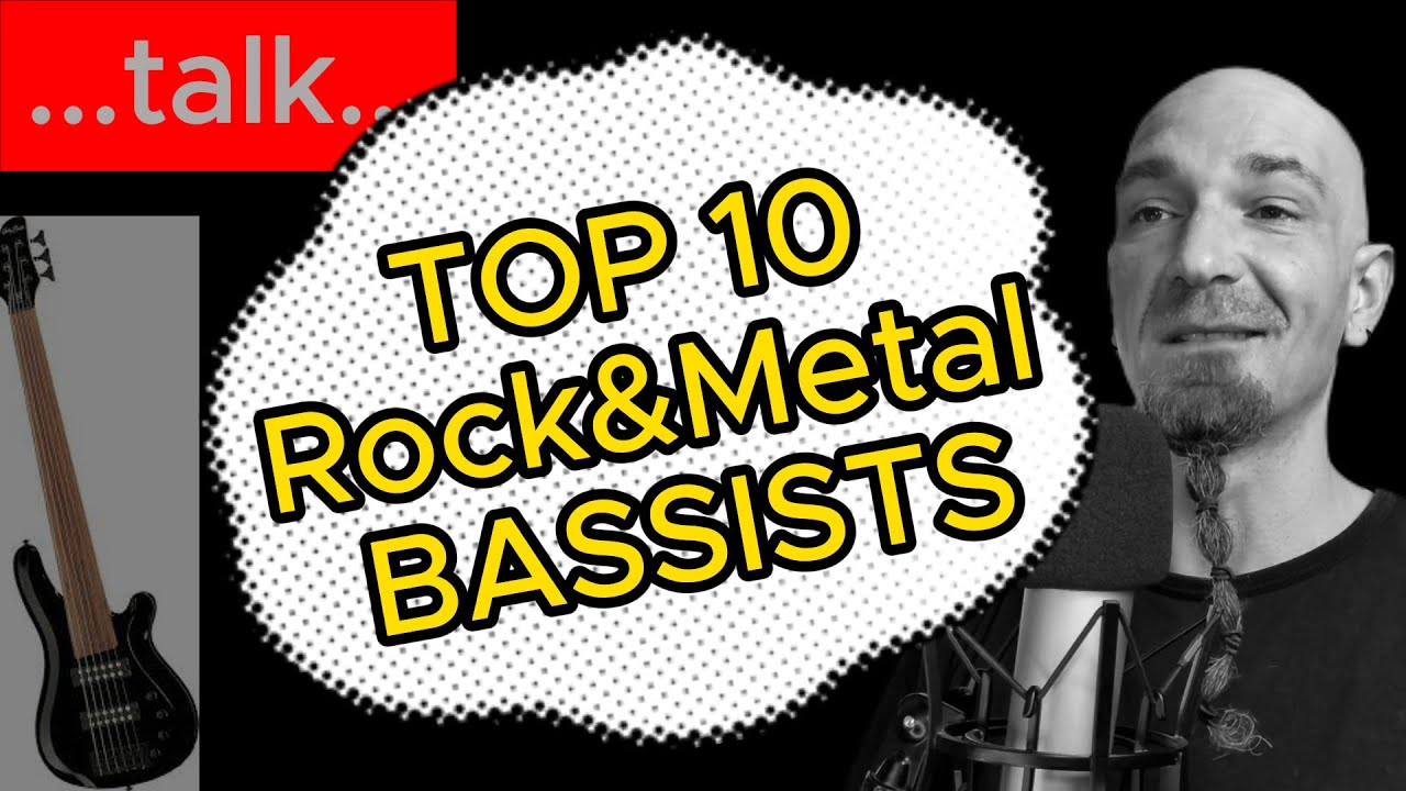 Top 10 BASS PLAYERS in metal and rock music - my top ten bassists