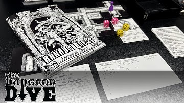 Random Quest: Dungeon Delve - straddling the line between boxed card/board game and solo RPG