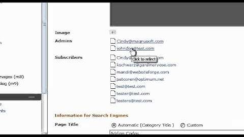 Remove Admins of Blog Categories - Websiteforge Ecommerce Website