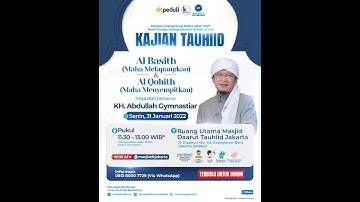 LIVE Dari Masjid Daarut Tauhiid Jakarta | Alloh Yang Maha Melapangkan & Yang Maha Menyempitkan