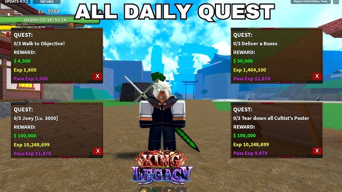 ALL DAILY QUEST UPDATE 4.6