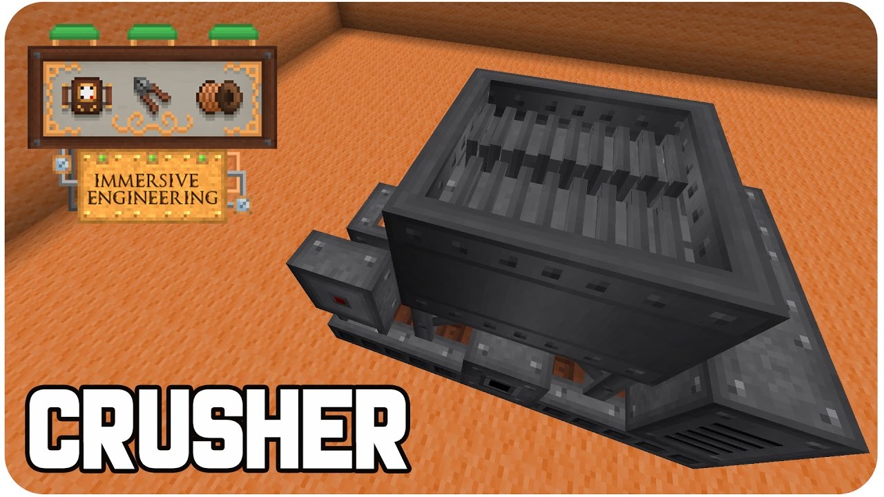[TUTORIAL] IMMERSIVE ENGINEERING CRUSHER YouTube