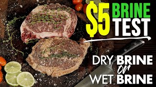 In this steak experiment, we compare dry brine vs the wet methods to
learn what will be one that tenders steaks best. for met...