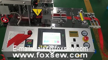 Automatic Angle Ribbon Cutting Machine with Hole Punching