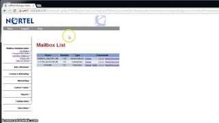 CallPilot Web Management