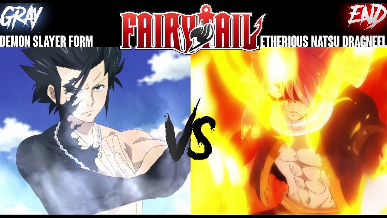 E.N.D VS Gray (Demon Slayer Form)| Fairy Tail Final Season ❤️| ANISYN TV