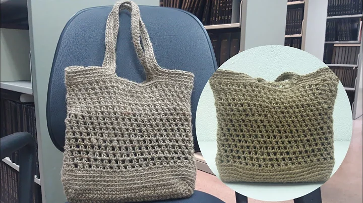 Learn How to Crochet an Easy Jute Tote Bag