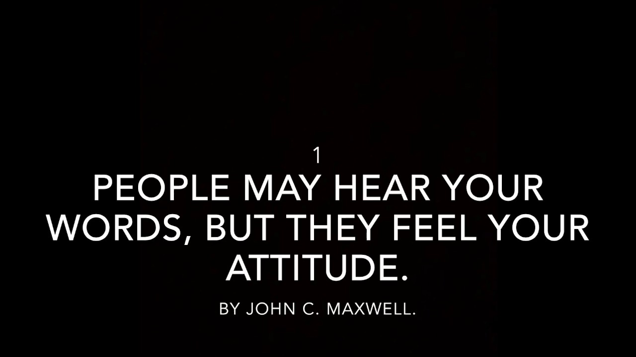 Top 10 quotes about attitude - YouTube