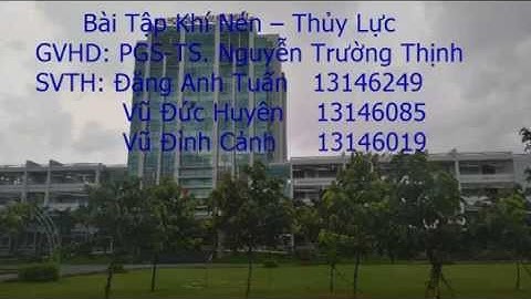 Bài tập về ứng dụng khí nén