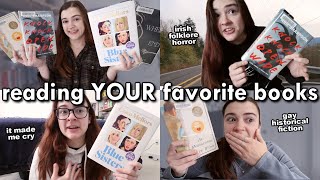 Reading YOUR Favorite Books of 2024 ✨ [reading vlog] found a five star favorite