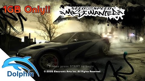 Need For Speed: Most Wanted Android - Dolphin Emulator