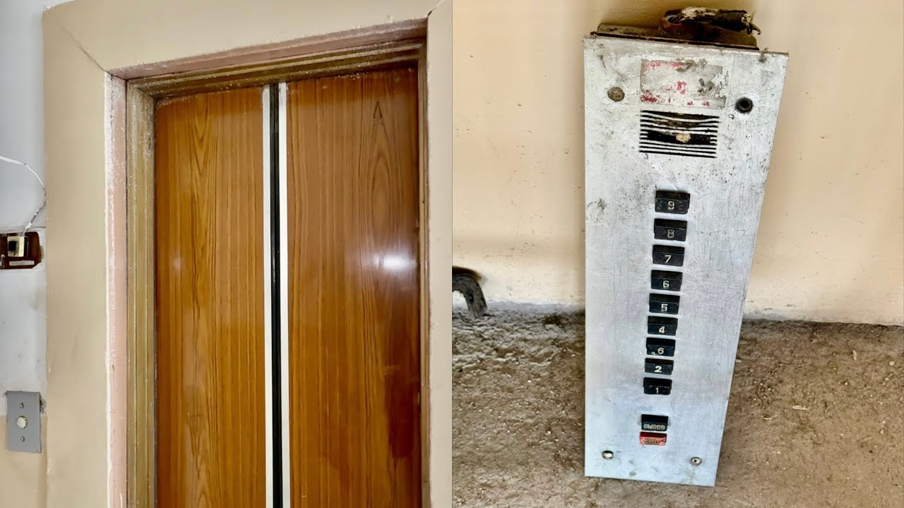 Spare buttons and EPIC MOTOR?! 1978 SamLZ Soviet elevator - Yerevan, Armenia