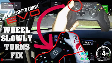 Assetto Corsa Evo Controller Steering wheel Reacting Slowly FIX AC Evo Tricks and Tips