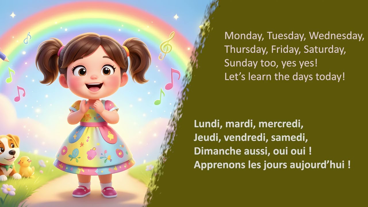 Learn French Through Music  - A1 French Song For Beginner