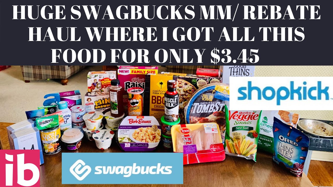 AWESOME FOOD FOCUSED REBATE HAUL/ ALL THIS FOR ONLY 3.45!! HUGE