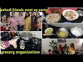 Friends get togethergrocery haul  organizationwinter breakfast routine