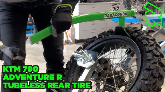 How to Change ADV Motorcycle Tires Using the Baja No Pinch Tool (Gear and  Beer Ep3) 