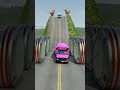 Colourful School Buses vs Hydraulic Crush - BeamNG.Drive