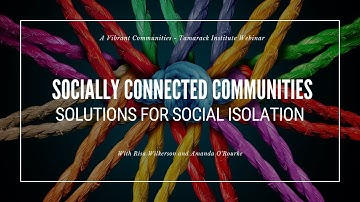 Socially Connected Communities