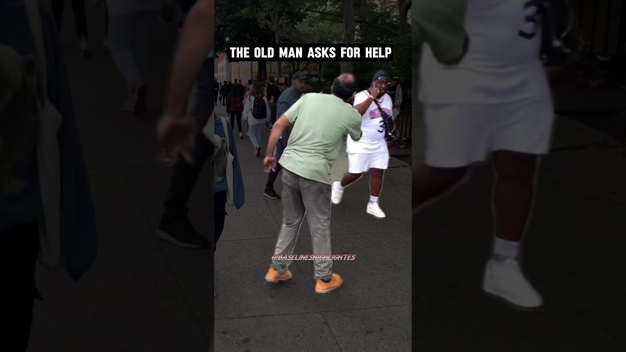 The Old Man Make Greatest Assist Of His Life🥶🏀 #basketball #nba #sports