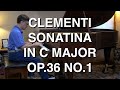 Clemeti Sonatina in C Major Op. 36 No. 1