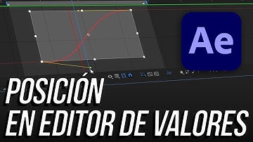 Modificar Posición en Editor Gráfico de Valores | After Effects Tutorial